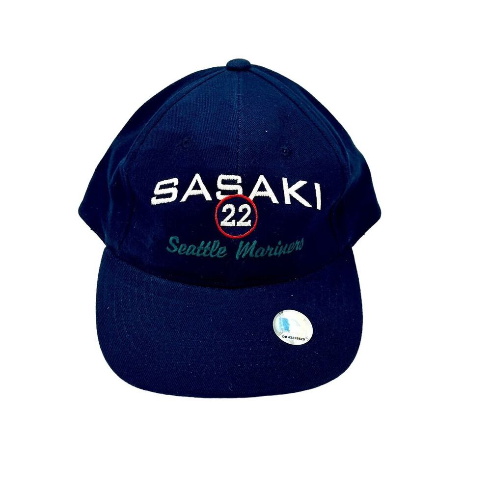 Vintage 90’s Kazuhiro Sasaki Baseball Hat On Headmaster Inc 22 Seattle Mariners